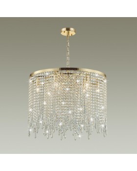 5028/9 MODERN ODL23 429 золотой/прозрачный металл/хрусталь Люстра E14 9*40W CHOKKA-foto3