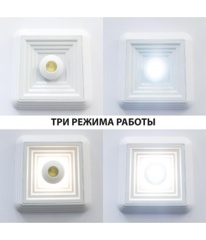 358603 OVER NT21 209 белый Светильник накладной светодиодный IP20 LED 4000K 22W 85-265V TRIN-foto5