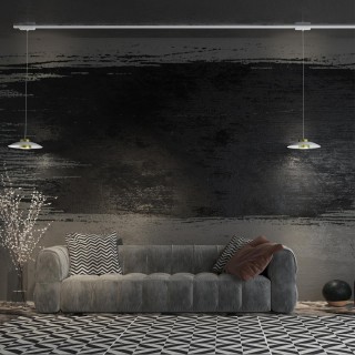 358896 PORT NT22 089 белый/золото Светильник трековый однофазный трехжильный, провод 1м IP20 LED 4000К 18W 220-240V PILZ-foto3