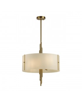 5415/6 MODERN ODL_EX23 39 бронзовый/белый матовый/металл/стекло Люстра E27 6*40W MARGARET-foto4