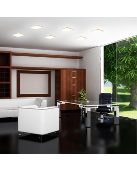 358149 SPOT NT19 271 белый Встраиваемый светильник IP20 LED 3000K 18W 85 - 265V MOON-foto3