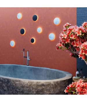 4235/10WL HIGHTECH ODL21 193 'под мрамор'/металл Настен.светильник IP54 LED 10W 870Лм 4000K ECLISSI-foto3