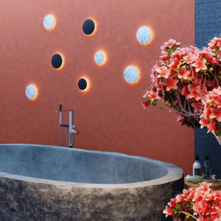 4235/10WL HIGHTECH ODL21 193 'под мрамор'/металл Настен.светильник IP54 LED 10W 870Лм 4000K ECLISSI-foto3