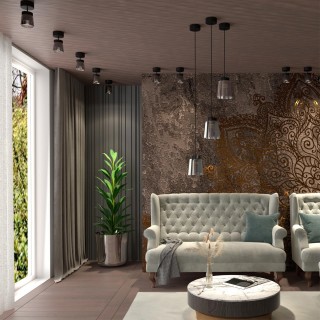 358643 OVER NT21 183 корпус черный/плафон дымчатый Светильник накладной светодиодный, длина провода 2м IP20 LED 4000K 24W 175-245V ARTIK-foto4