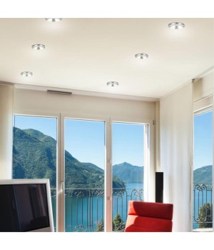 357589 SPOT NT18 249 хром Встраиваемый светильник IP44 LED 3000K 10W 100-265V METIS-foto3