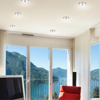 357589 SPOT NT18 249 хром Встраиваемый светильник IP44 LED 3000K 10W 100-265V METIS-foto3