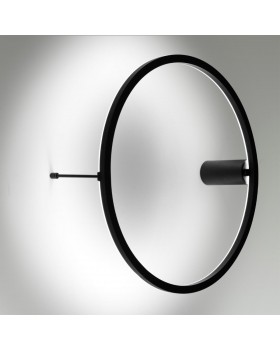 4386/24WL HIGHTECH ODL23 121 черный/металл Настенный светильник IP20 RGB динамическая подсветка ПДУ в комплекте LED 24W 3000K OMEN-foto5