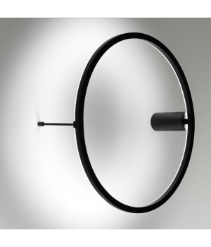 4386/24WL HIGHTECH ODL23 121 черный/металл Настенный светильник IP20 RGB динамическая подсветка ПДУ в комплекте LED 24W 3000K OMEN-foto5