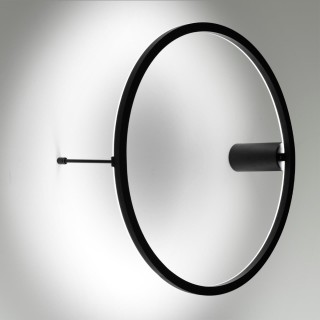 4386/24WL HIGHTECH ODL23 121 черный/металл Настенный светильник IP20 RGB динамическая подсветка ПДУ в комплекте LED 24W 3000K OMEN-foto5