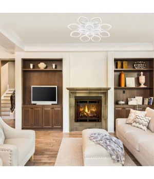 3771/99CL LEDIO LN19 040 белый Люстра потолочная диммир. с ДУ LED 174W 3000-6000К 13572Лм 220V ARIEL-foto4