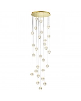 5008/120L L-VISION ODL23 417 золотой/прозрачный/металл/акрил Люстра каскадная LED 120W 4000K 6600Лм CRYSTAL-foto5