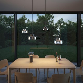 4720/7TL L-VISION ODL20 019 хром/ прозрачный Настольная лампа LED 4000K 7W 220V KALEO-foto3