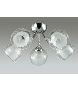 3071/5C COMFI LN16 055 хром Люстра потолочная E27 5*40W 220V BRINNA-foto3