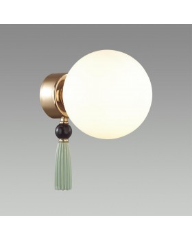 5405/1W MODERN ODL_EX23 35 золотой/черный/зеленый/белый матовый металл/керамика/стекло Бра E14 1*40W PALLE-foto3