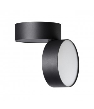 358750 OVER NT21 184 черный Светильник накладной светодиодный IP20 LED 24W 4000K 2100Лм 100-265V PROMETA-foto5