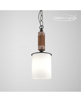 2767/1 COUNTRY ODL15 495 медн./дерево/стекло Подвес E27 60W 220V FABO-foto3