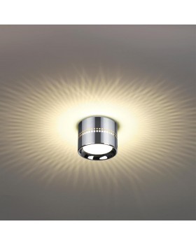 6608/1C HIGHTECH ODL23 259 хром/металл Потолочный св-к IP20 LED SMD LED 4W + LED GX53 12W 3000K REAL-foto3