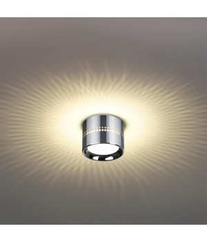 6608/1C HIGHTECH ODL23 259 хром/металл Потолочный св-к IP20 LED SMD LED 4W + LED GX53 12W 3000K REAL-foto3