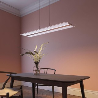 358445 OVER NT20 135 серебро Подвесной диммируемый светильник IP20 LED 3000~6000К ITER-foto3