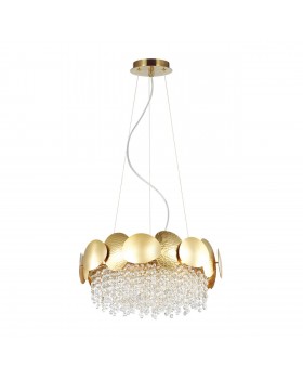 4636/4 CLASSIC ODL20 445 золото/хрусталь/металл Люстра E14 4*40W 220V ULLA-foto5