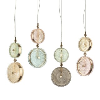 5412/13LA L-VISION ODL_EX23 8 золотой/желтый/розовый металл/стекло Подвес LED 13W 4000K CARAMELLA-foto4