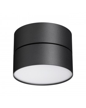 358750 OVER NT21 184 черный Светильник накладной светодиодный IP20 LED 24W 4000K 2100Лм 100-265V PROMETA-foto6