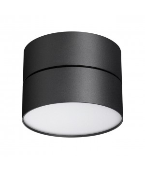 358750 OVER NT21 184 черный Светильник накладной светодиодный IP20 LED 24W 4000K 2100Лм 100-265V PROMETA-foto6