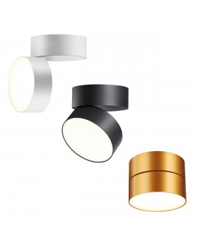 358751 OVER NT21 184 матовое золото Светильник накладной светодиодный IP20 LED 24W 4000K 2100Лм 100-265V PROMETA-foto4