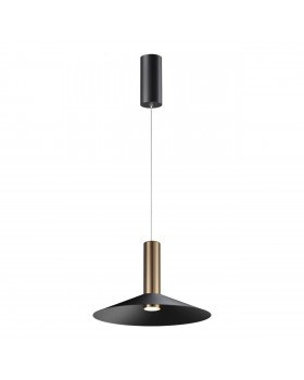 358985 OVER NT22 159 бронза светлая/черный Светильник светодиодный накладной, провод 2м IP20 LED 4000K 15W 220V ALBA-foto4