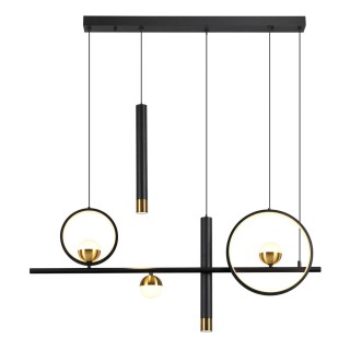 4357/57L HIGHTECH ODL23 229 черный/античная бронза/металл Подвесной светильник с раздельным включением IP20 LED 57W 2565Лм 3000K TEANA-foto5