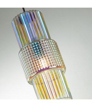5018/1 MODERN ODL23 335 черный/разноцветный металл/стекло Подвес E14 1*40W PIMPA-foto5