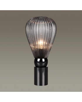 5417/1T MODERN ODL_EX23 17 черный хром/дымчатый/металл/стекло Настольная лампа E14 1*40W ELICA-foto3