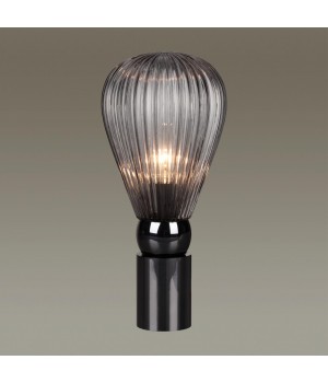 5417/1T MODERN ODL_EX23 17 черный хром/дымчатый/металл/стекло Настольная лампа E14 1*40W ELICA-foto3