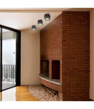 357962 OVER NT19 206 черный Накладной светильник IP20 LED 4000К 30W 200-260V RECTE-foto3