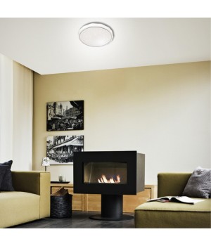 2045/DL PALE SN 089 Светильник пластик/белый/прозрачный LED 48Вт 4000K D400 IP43 GINO-foto3