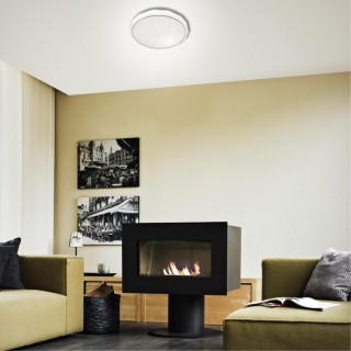 2045/DL PALE SN 089 Светильник пластик/белый/прозрачный LED 48Вт 4000K D400 IP43 GINO-foto3