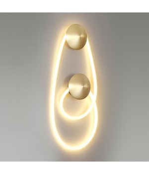 4397/30WL HIGHTECH ODL23 101 черный/металл/канат Настенный св-к IP20 LED 25W 1005Лм 3000K CORDA-foto3