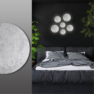 3562/6WL HIGHTECH ODL18 193 серебр.фольг-ние Настен.светильник IP20 LED 3000K 6W 336Лм 220V LUNARIO-foto3