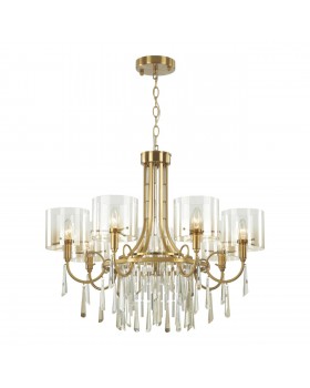 4886/7 HALL ODL_EX23 41 бронзовый/янтарн./металл/стекло Люстра E14 7*40W NICOLE-foto6