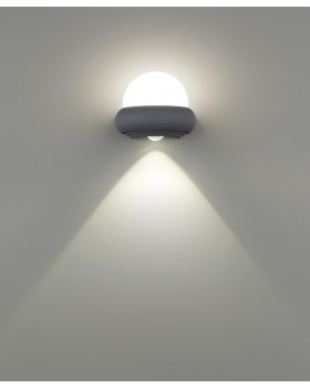 358566 STREET NT21 319 темно-серый Ландшафтный настенный светильник IP54 LED 4000K 7W 85-265V CALLE-foto4