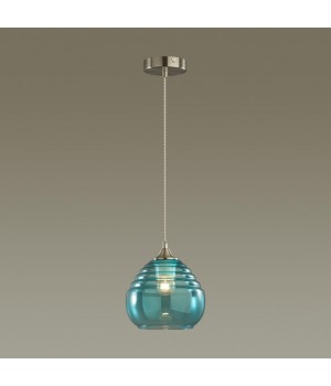 5287/1 SUSPENTIONI LN23 137 никель, голубой Подвес E27 1*60W 220V LESTER-foto3