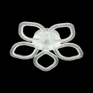 5202/90CL LEDIO LN22 025 белый Люстра потолочная диммир. с ДУ LED 90W 3000-6000К 5355Лм 220V MAGNOLIA-foto3