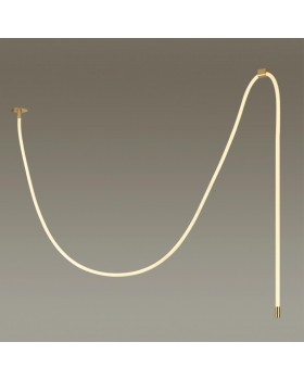 4399/40CL HIGHTECH ODL23 103 ант.бронза/металл/канат Потолочный св-к встраиваемый (2 крепления и крючок в комплекте) IP20 LED 40W 1580Лм 3000K CORDA-foto3