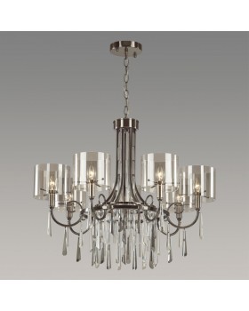 4890/7 HALL ODL_EX23 43 черный хром/дымчатый/ металл/стекло Люстра E14 7*40W NICOLE-foto3