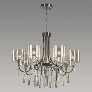 4890/7 HALL ODL_EX23 43 черный хром/дымчатый/ металл/стекло Люстра E14 7*40W NICOLE-foto3