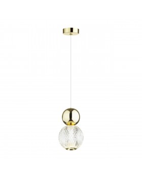 5008/7L L-VISION ODL23 419 золотой/прозрачный/металл/акрил Подвес LED 7W 4000K 350Лм CRYSTAL-foto4