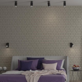 370893 OVER NT22 170 черный Светильник накладной настенный IP20 GU10 9W 220V ULAR-foto3