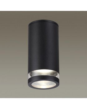 6605/1C HIGHTECH ODL23 563 черный/металл/пвх стойкий к УФ излучению Потолочный св-к IP65 LED GU10 7W MOTTO-foto3