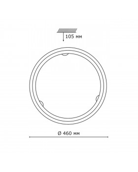 256 GL-WOOD SN 112 Светильник стекло/белое/кремовый E27 2*100Вт D460 PROVENCE CREMA-foto2