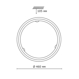 256 GL-WOOD SN 112 Светильник стекло/белое/кремовый E27 2*100Вт D460 PROVENCE CREMA-foto2
